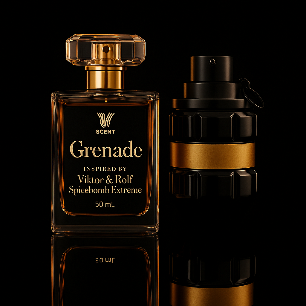 <b>Grenade</b><br><i>smells like</i><br><b>Viktor & Rolf Spicebomb Extreme</b>