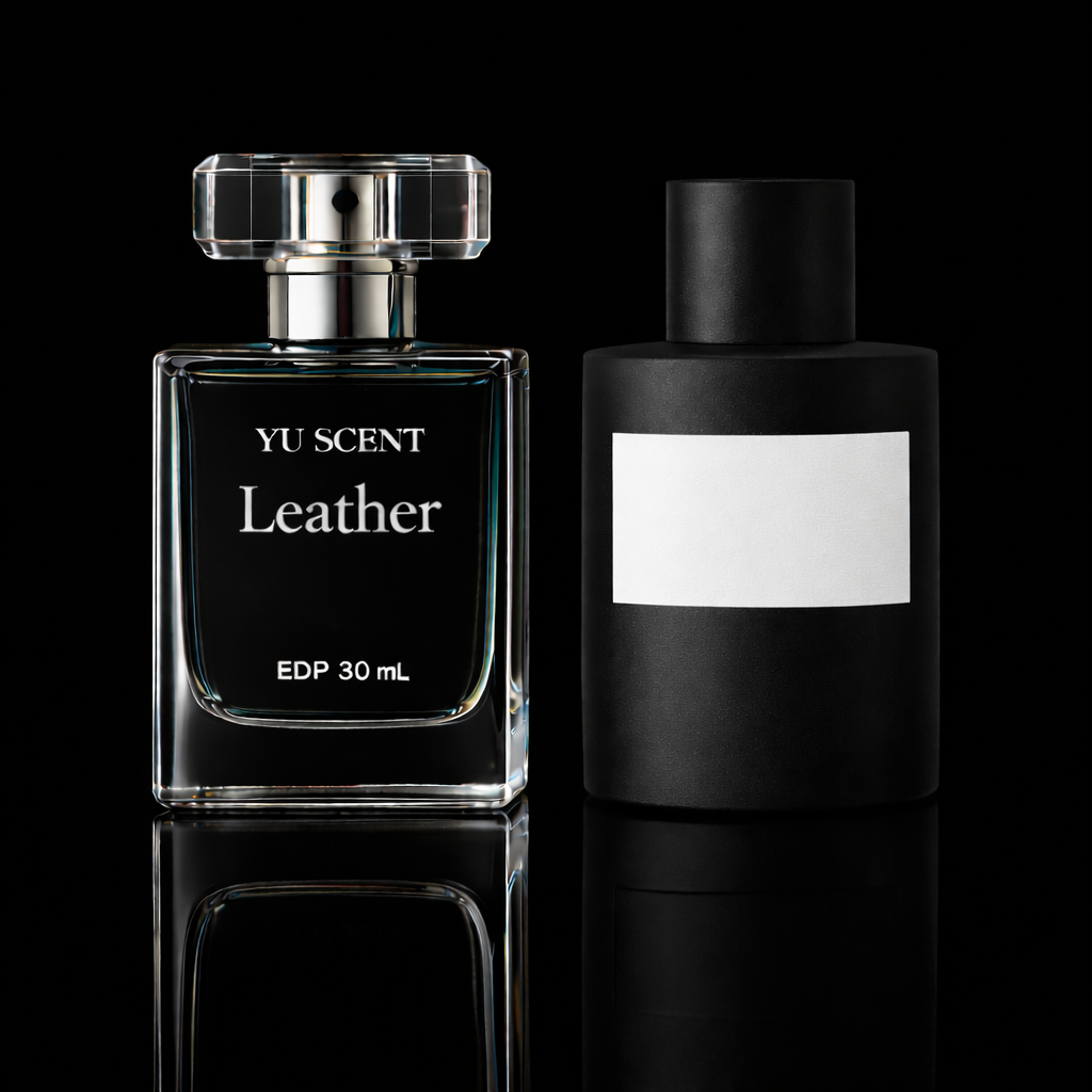 <b>Leather </b><br><i>smells like </i><br><b>Tom Ford Ombre Leather</b>