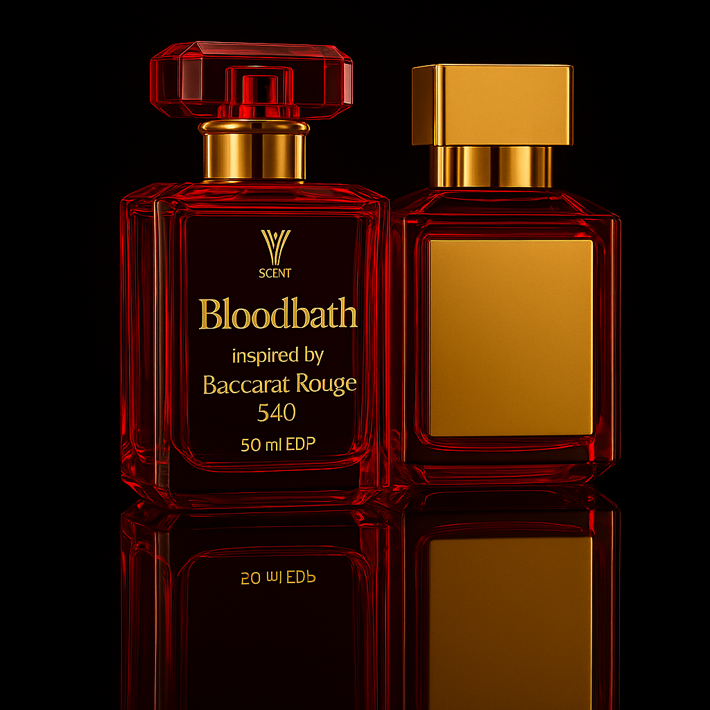 <b>Bloodbath  </b><br><i>smells like </i><br><b>Baccarat Rouge 540</b>